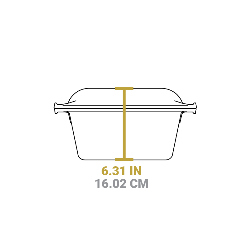 5 Quart Cast Iron Double Dutch Oven - Image 6