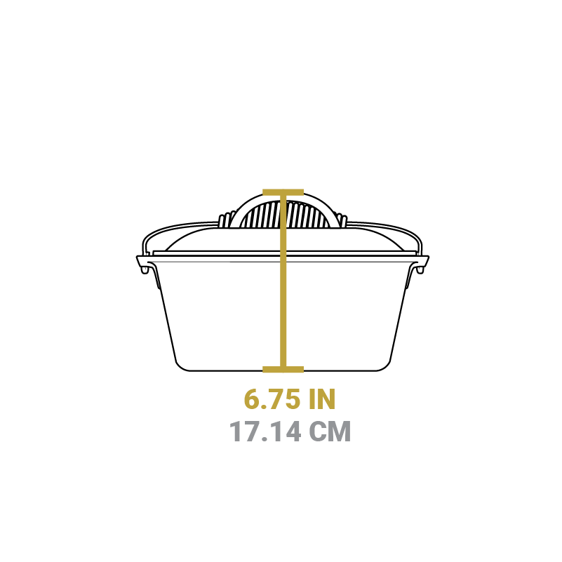 Seasoned Cast Iron Dutch Oven Frying Set - Image 6