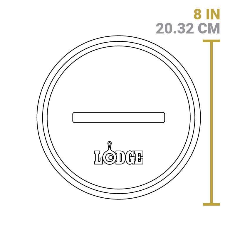 Seasoned Cast Iron Round Grill Press - Image 6