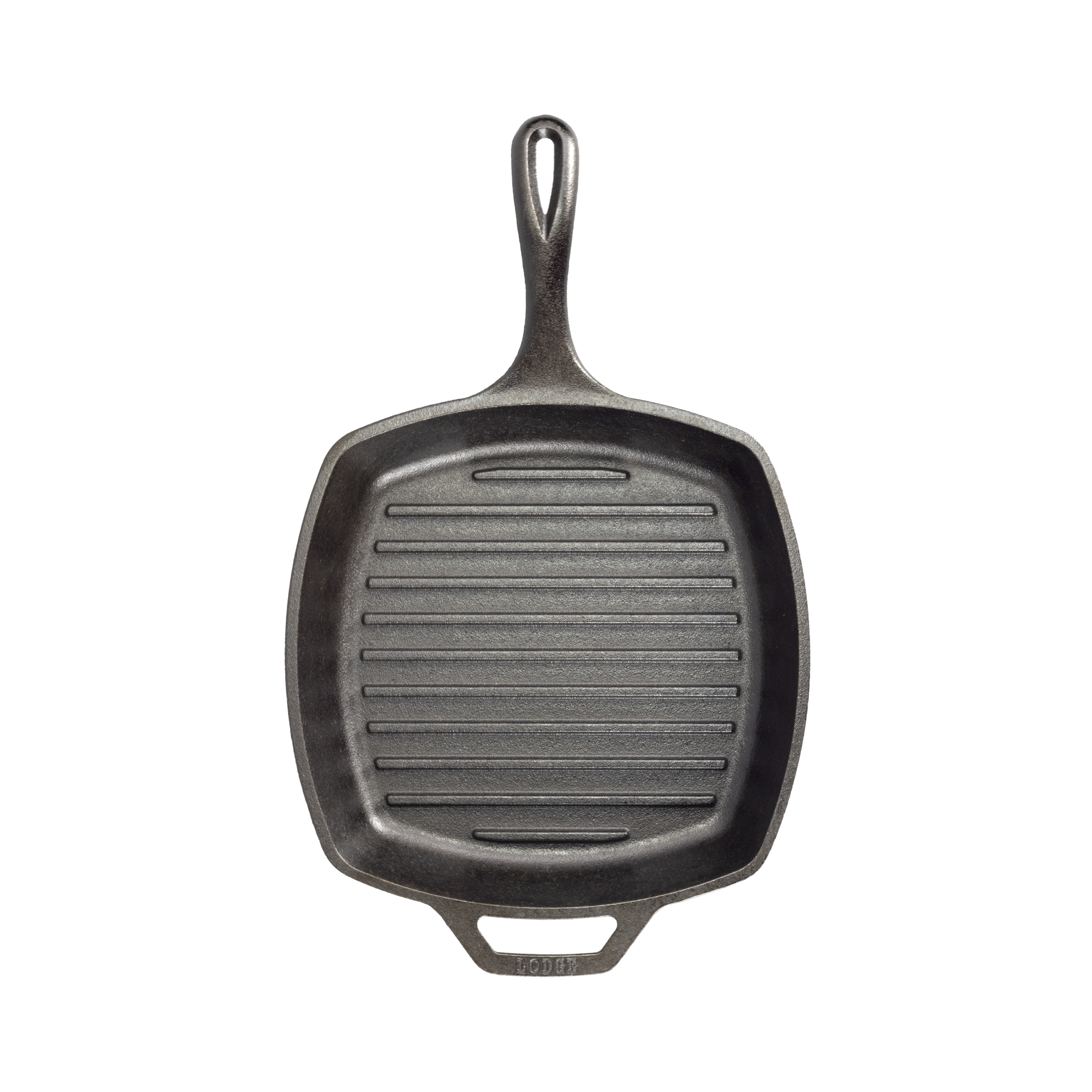 10.5 Inch Square Cast Iron Grill Pan - Image 2