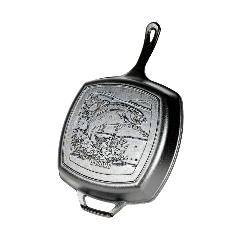 Wildlife Square Grill Pan with Fish - Image 2