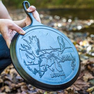 Wildlife Series? 10.5 Inch Cast Iron Moose Griddle?