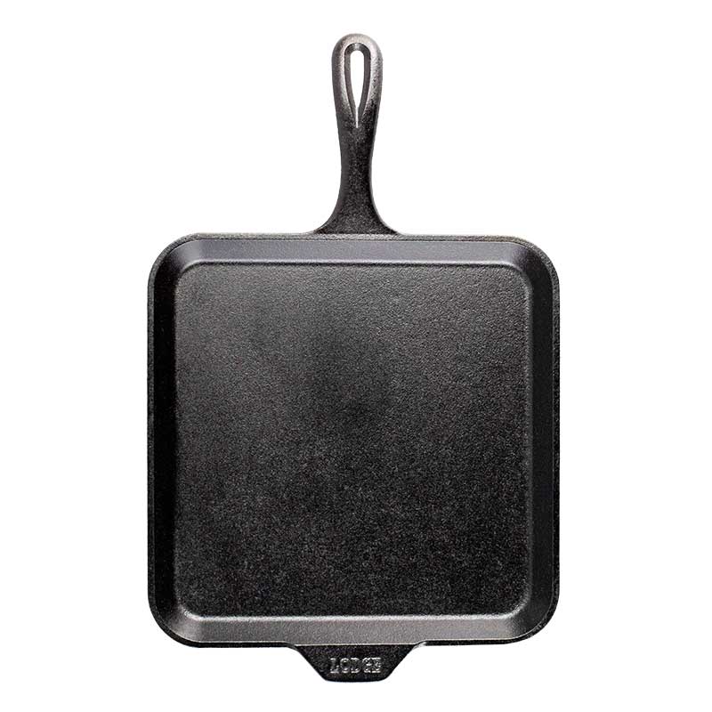 11 Inch Seasoned Cast Iron Square Griddle - Image 2