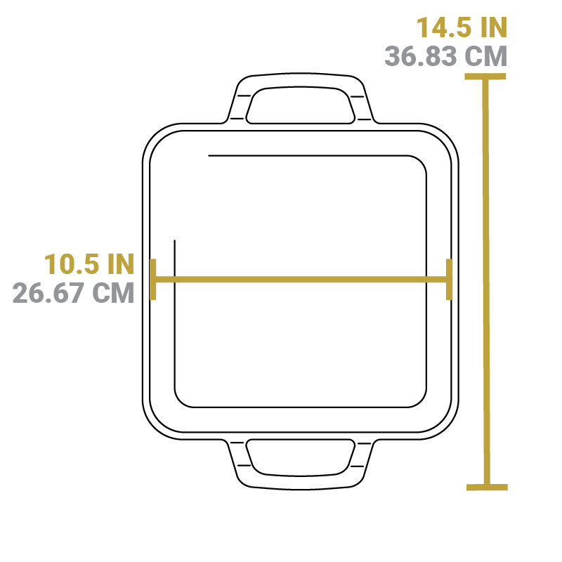 Chef Collection 11 Inch Cast Iron Square Griddle? - Image 7