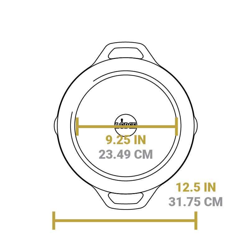 Chef Collection 12 Inch Cast Iron Everyday Pan? - Image 10