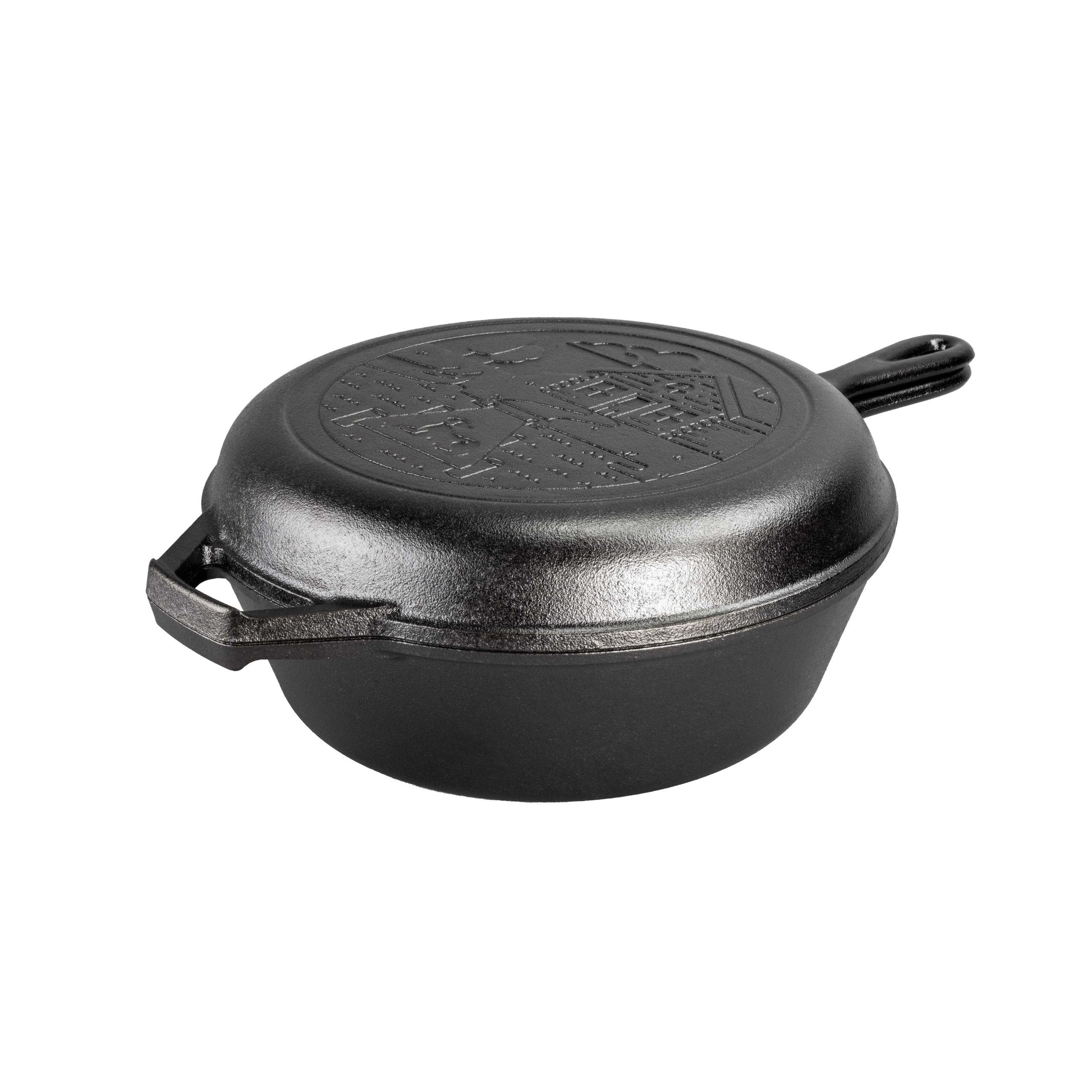 Wanderlust 3.2 Quart Cast Iron Cabin Combo Cooker - Image 3