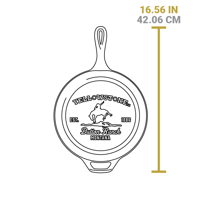 Yellowstone? Seasoned Cast Iron Bucking Bronco Combo Cooker - Image 9