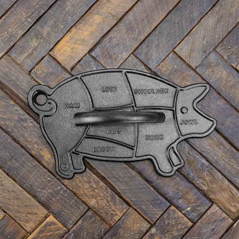 Seasoned Cast Iron Pig Press - Image 4