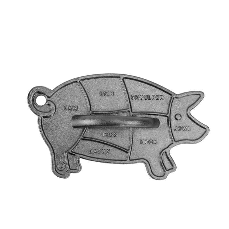 Seasoned Cast Iron Pig Press - Image 2