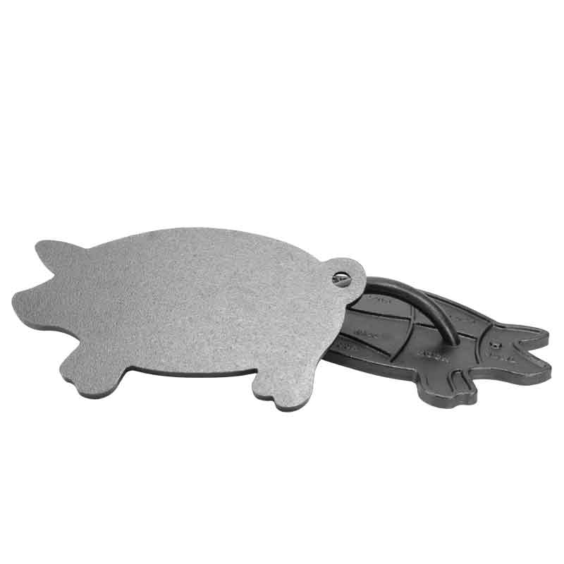 Seasoned Cast Iron Pig Press - Image 3