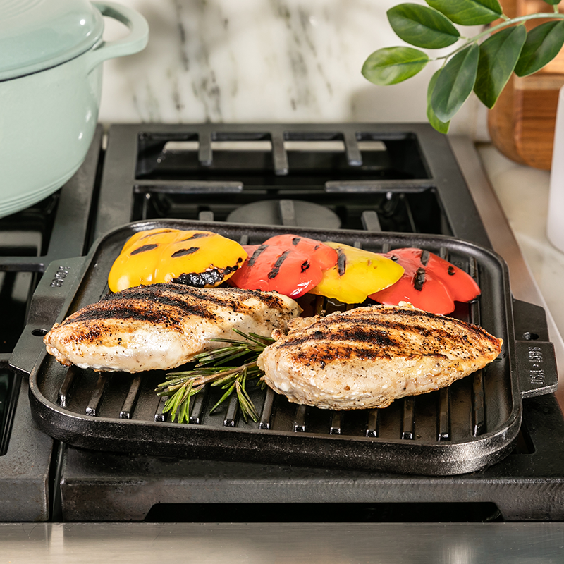 10.5 Inch Single Burner Reversible Grill/Griddle - Image 3