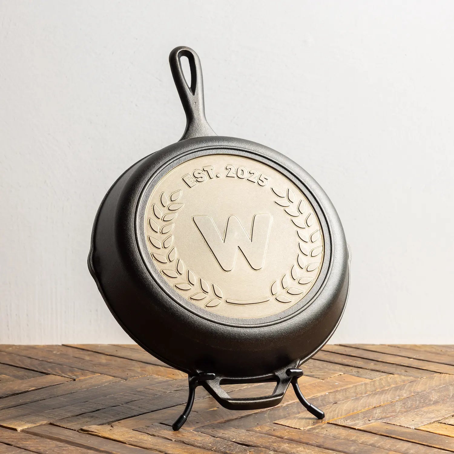 Custom Engraved Monogram Skillet - Image 3