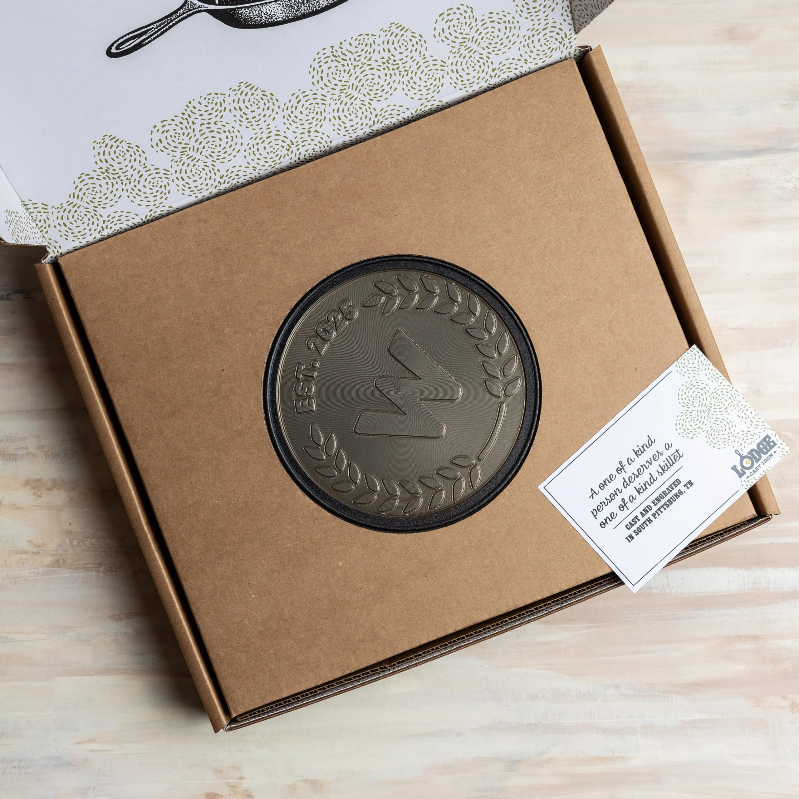 Custom Engraved Monogram Skillet - Image 10