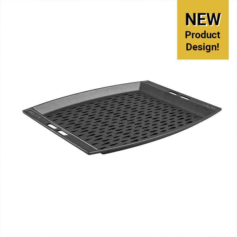 15 x 12 Inch Seasoned Cast Iron Grill Topper - Image 10