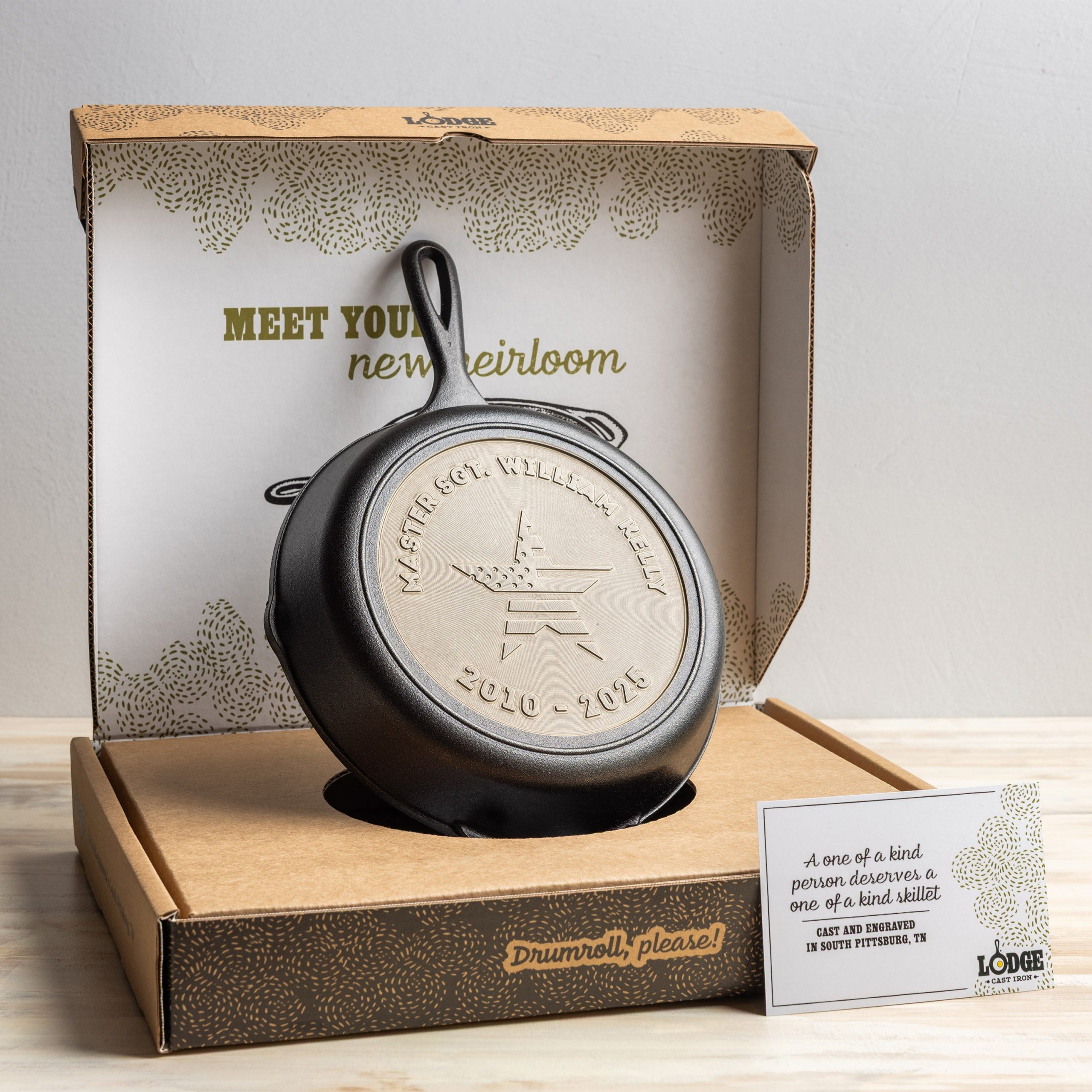 Custom Engraved Honor Skillet - Image 9