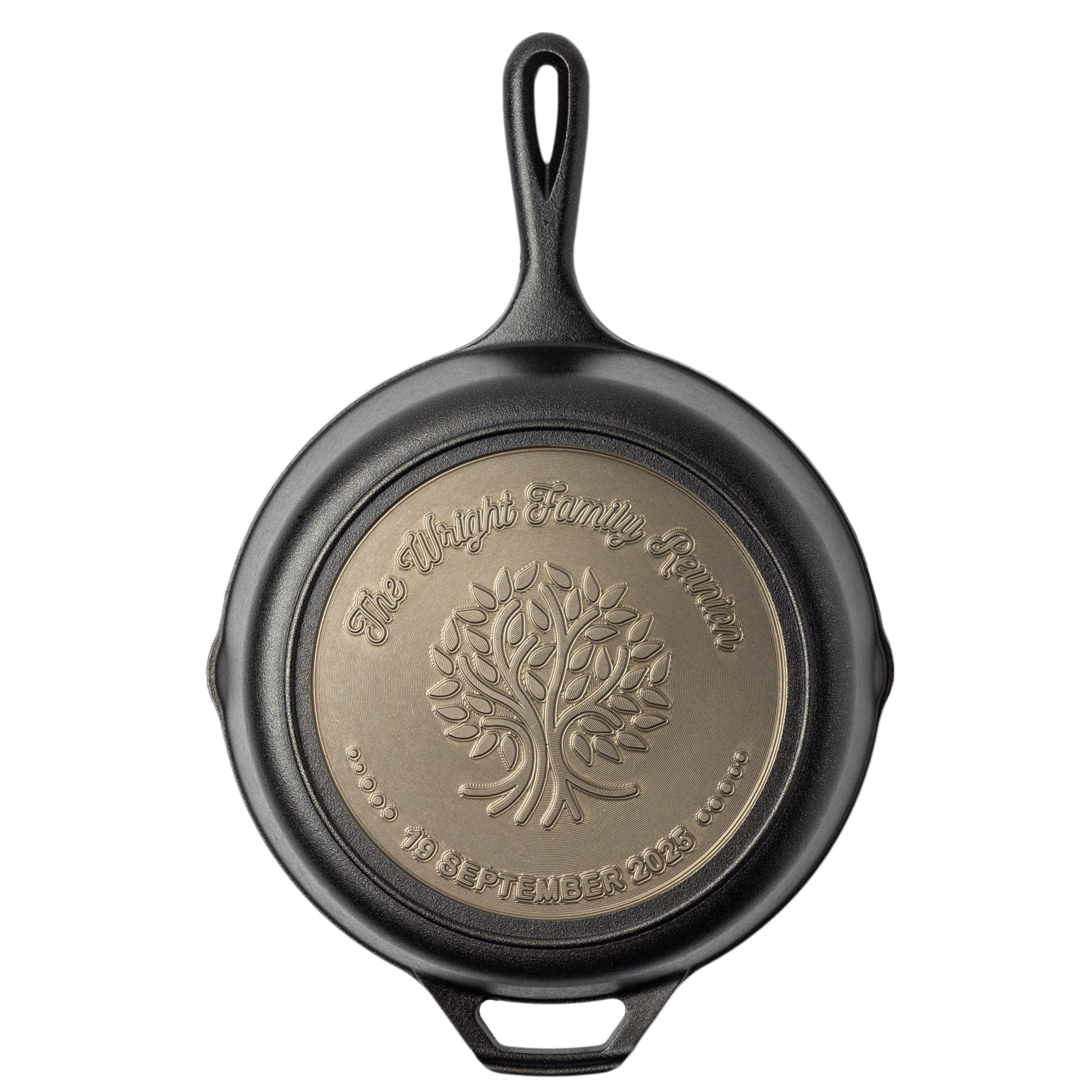 Custom Engraved Tree Skillet - Image 2