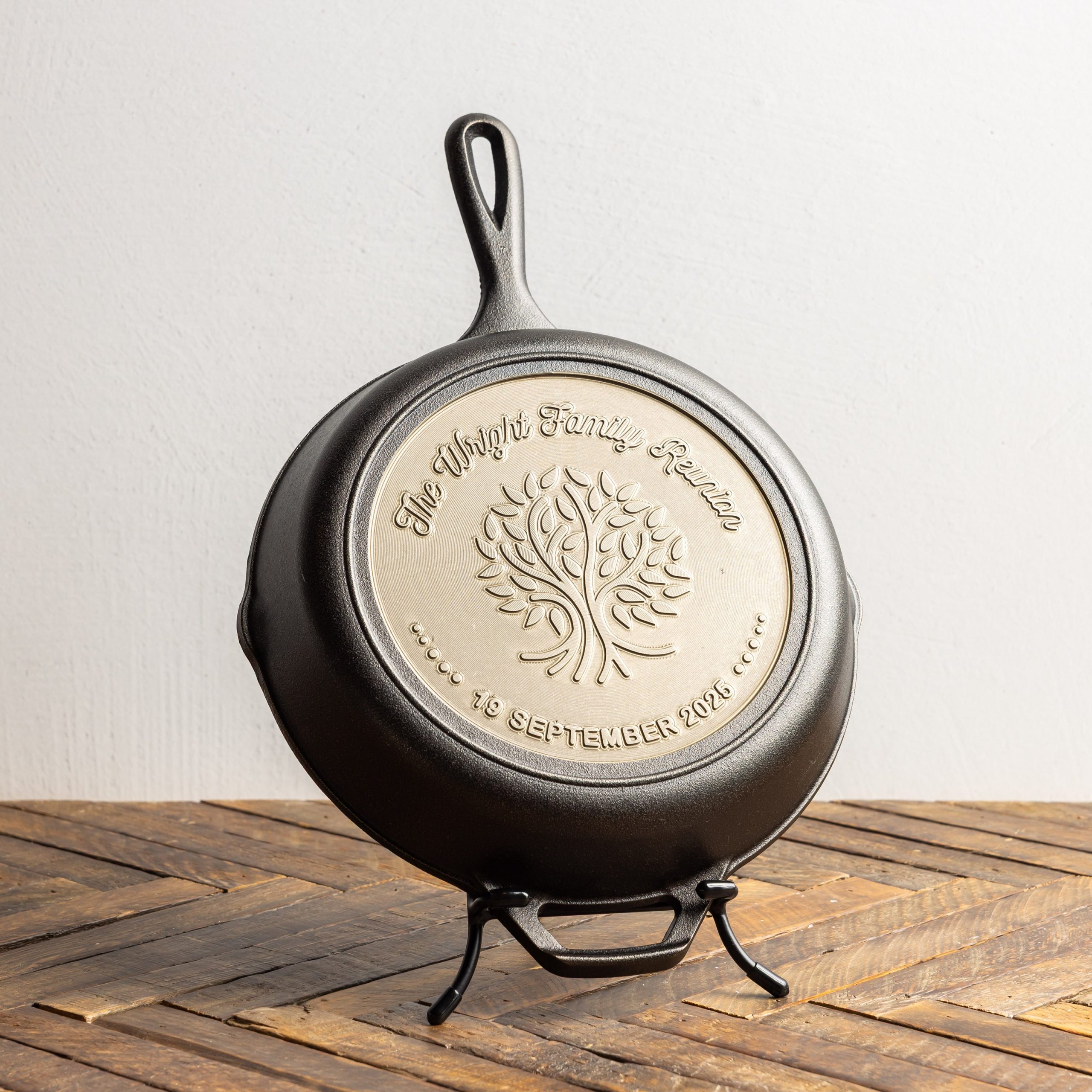 Custom Engraved Tree Skillet - Image 4