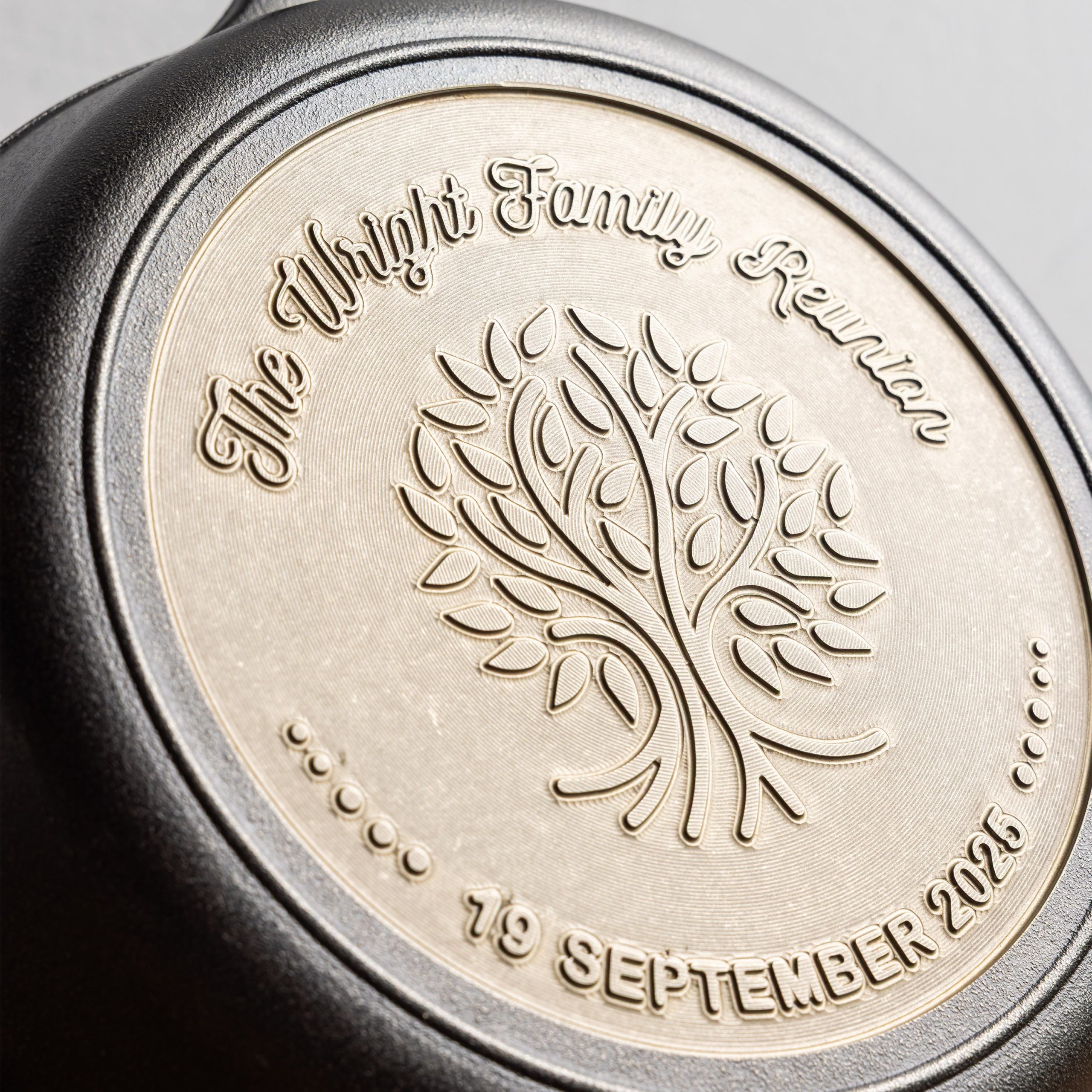 Custom Engraved Tree Skillet - Image 6