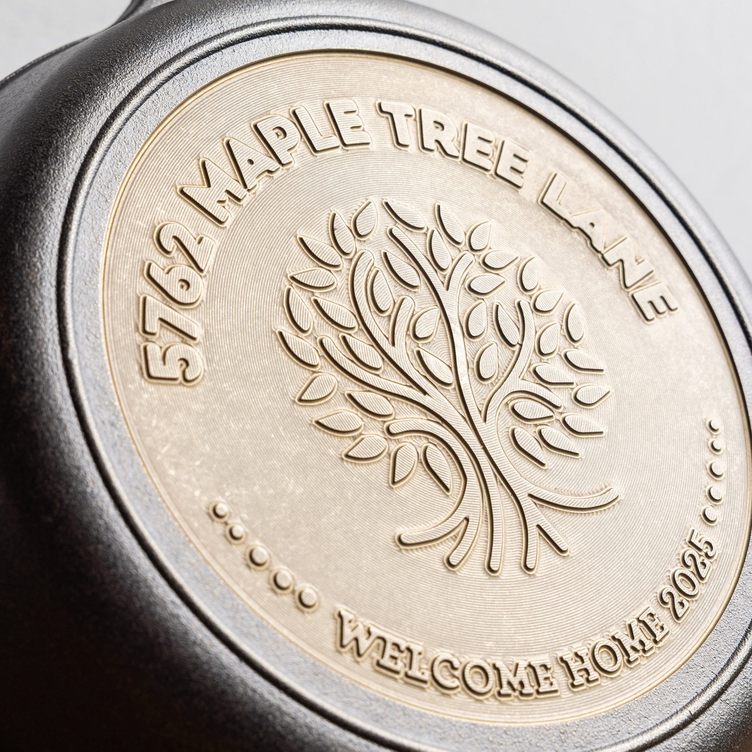 Custom Engraved Tree Skillet - Image 5