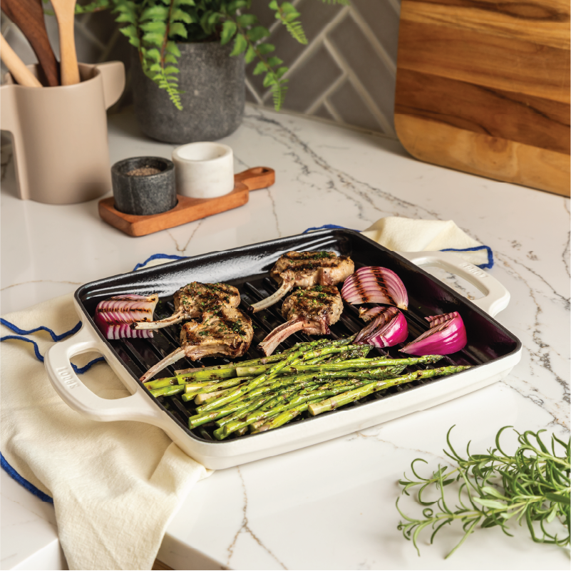 USA Enamel 11 Inch Enameled Cast Iron Grill Pan - Image 26