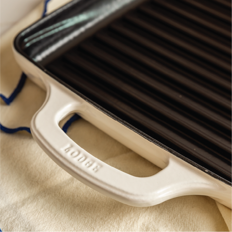 USA Enamel 11 Inch Enameled Cast Iron Grill Pan - Image 10