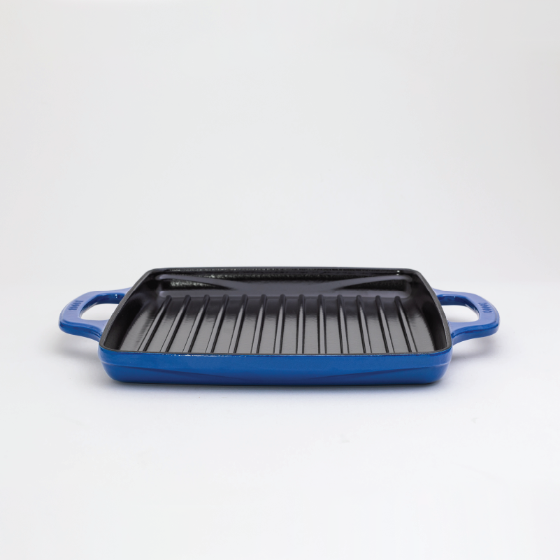 USA Enamel 11 Inch Enameled Cast Iron Grill Pan - Image 23