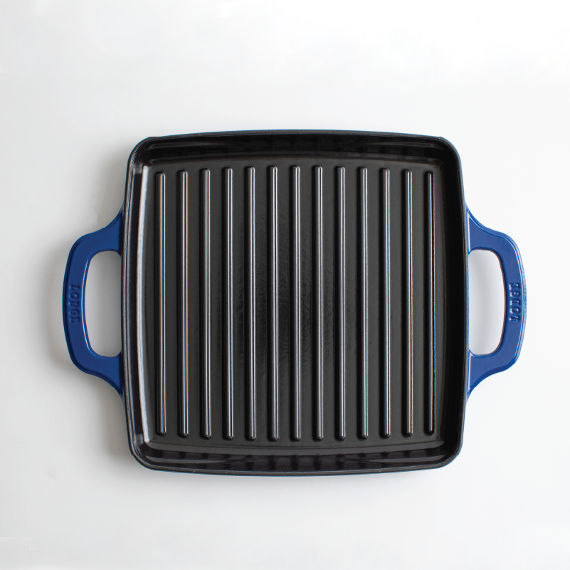 USA Enamel 11 Inch Enameled Cast Iron Grill Pan - Image 14