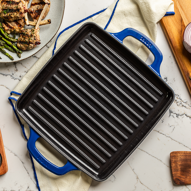 USA Enamel 11 Inch Enameled Cast Iron Grill Pan - Image 21