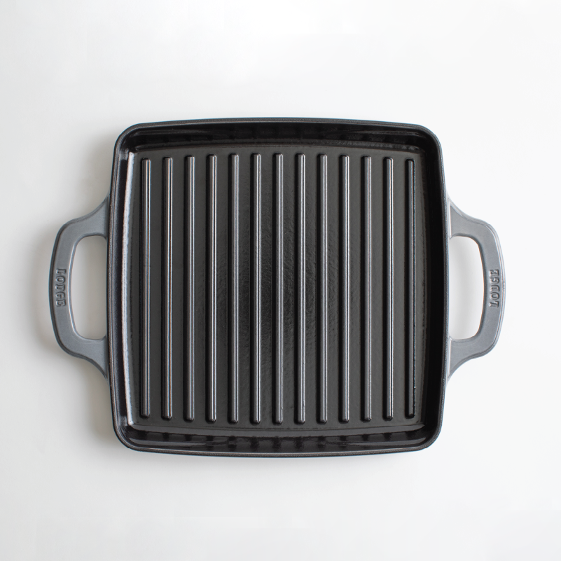 USA Enamel 11 Inch Enameled Cast Iron Grill Pan - Image 18