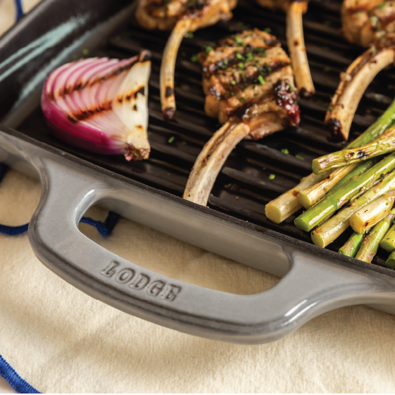 USA Enamel 11 Inch Enameled Cast Iron Grill Pan - Image 12