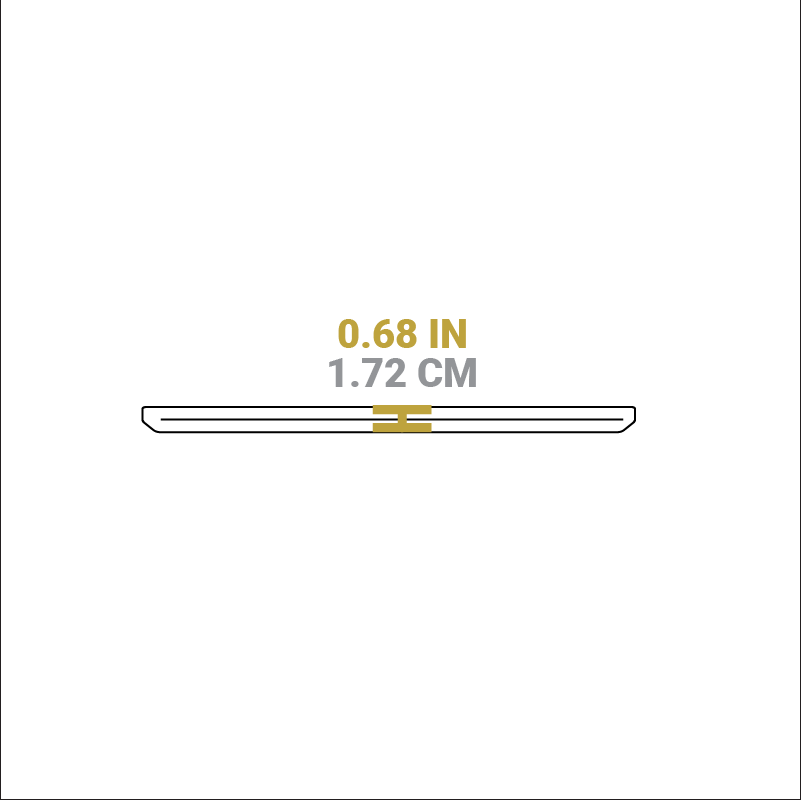 Grip Style Oval Wood Underliner - Image 2