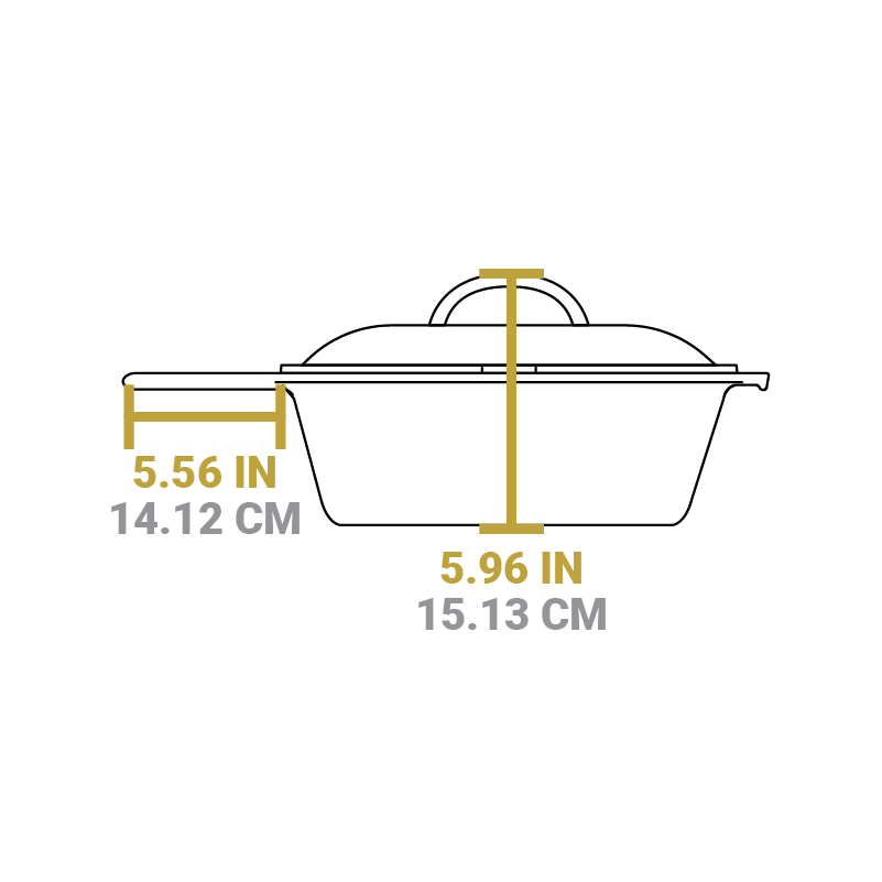 Cast Iron Covered Deep Skillet - Image 29