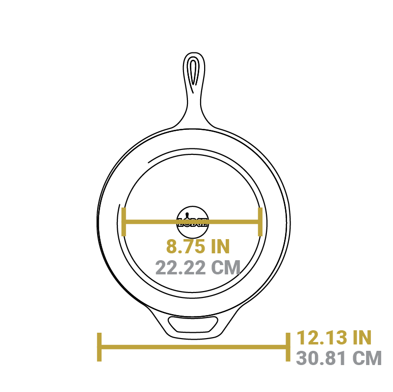 Cast Iron Deep Skillet - Image 8