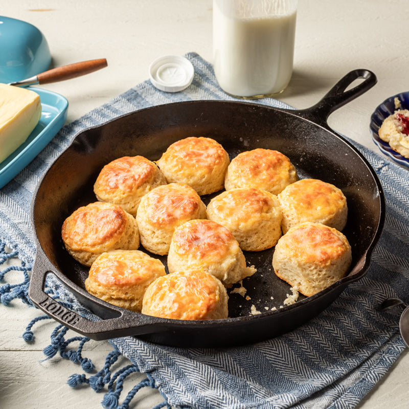 12 Inch Cast Iron Skillet with Handle Holder - Image 3