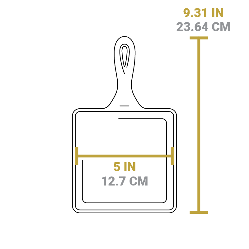 Square Cast Iron Classic Skillet - Image 18