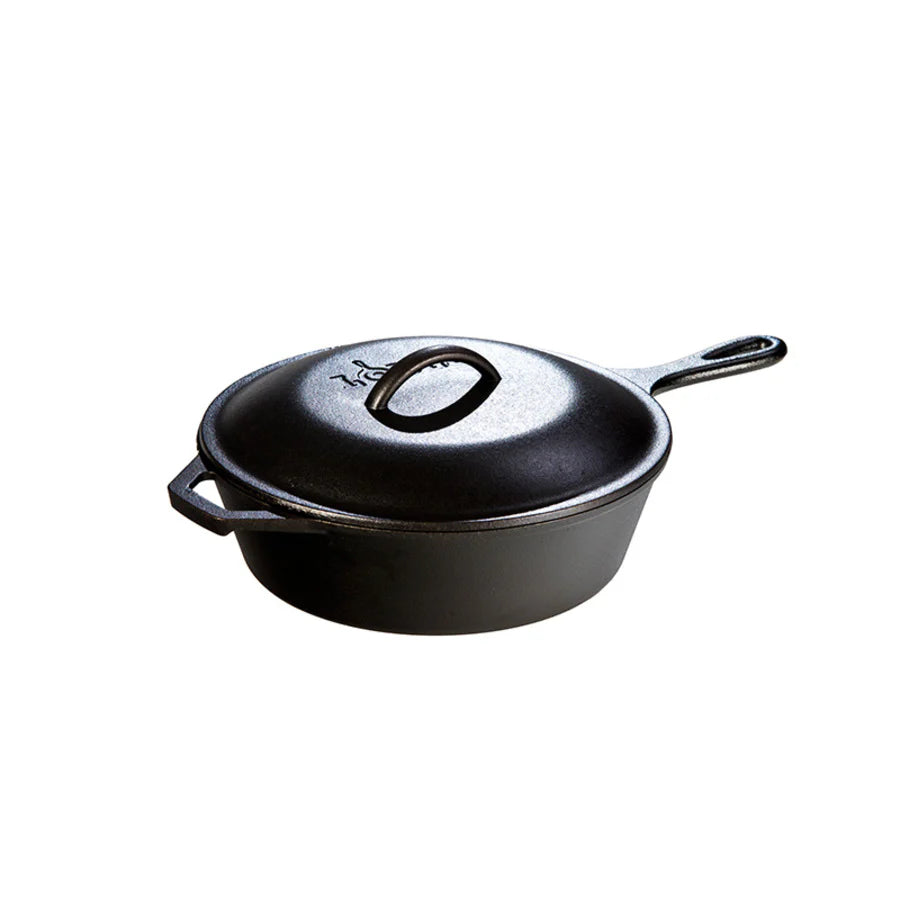 Cast Iron Covered Deep Skillet - Image 26