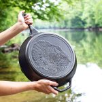 Wildlife Series? 13.25 Inch Cast Iron Turkey Skillet