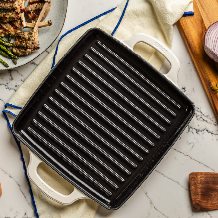 USA Enamel 11 Inch Enameled Cast Iron Grill Pan - Image 35